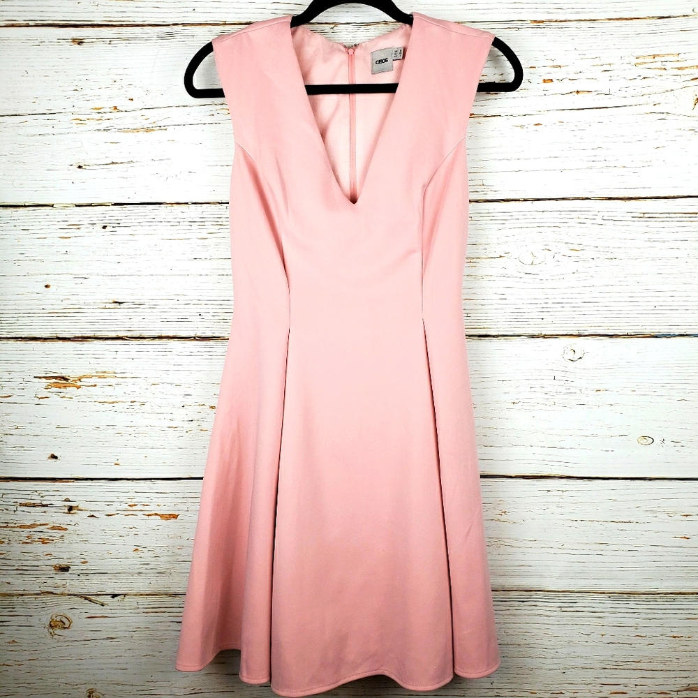 Asos Pink Sleeveless Dress
